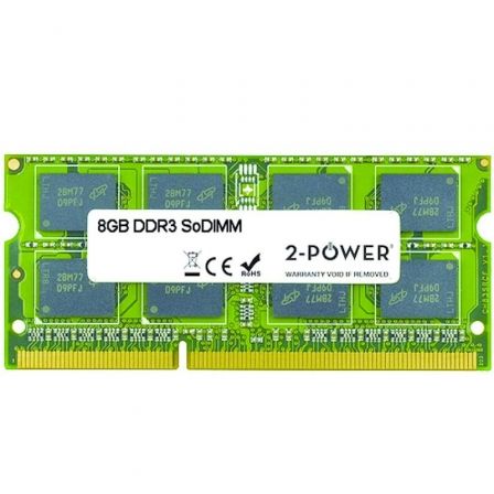 2-Power Memoria SODIMM DDR3L 8 GB 1600 MHz Verde